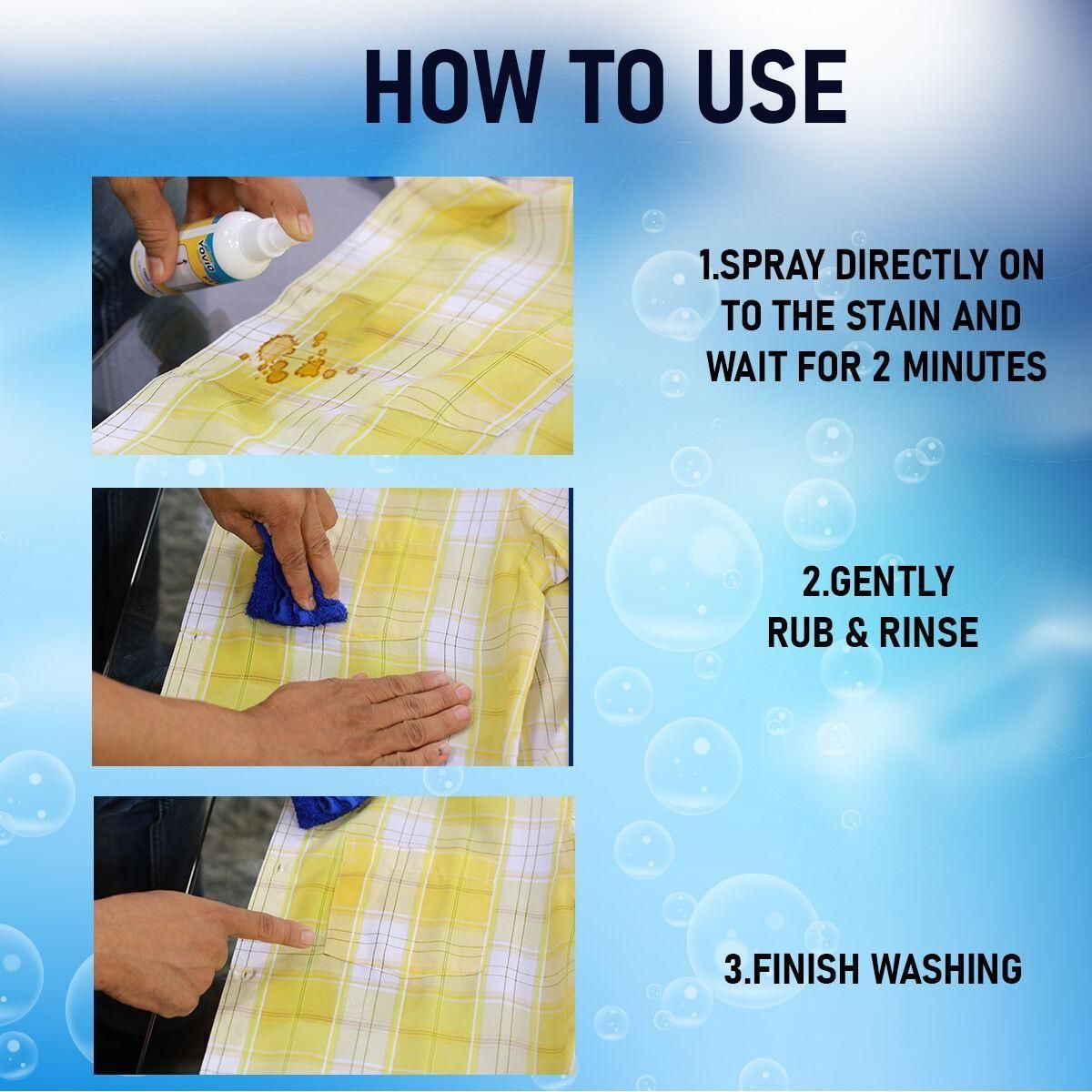 🧼✨ All in One Fabric Stain Remover – The Ultimate Stain-Fighting Solution (Pack of 2 Bottle) 💥🔥