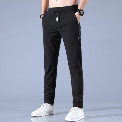 💥Buy 1 Get 1 Free💥  PREMIUM MEN'S HIGH STRETCH SKINNY LYCRA PANTS (Black & Gray)