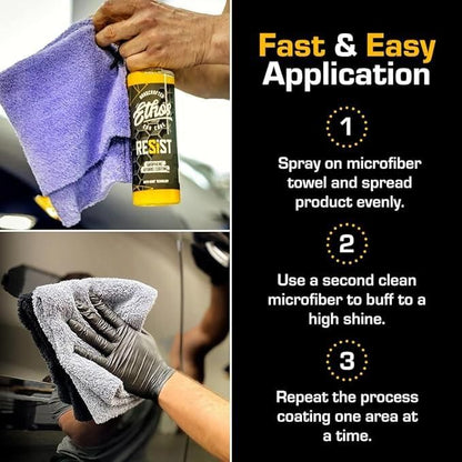 Graphene Spray Coating, UV Ceramic Coating for Cars 200ML (Pack Of 2)