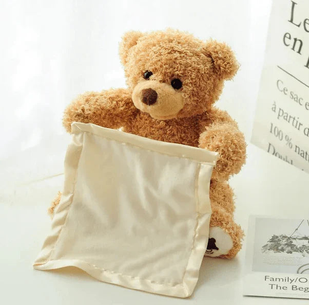 🧸💖 Peek-A-Boo Teddy Bear – The Cutest Giggles Guaranteed! 🐻 💖